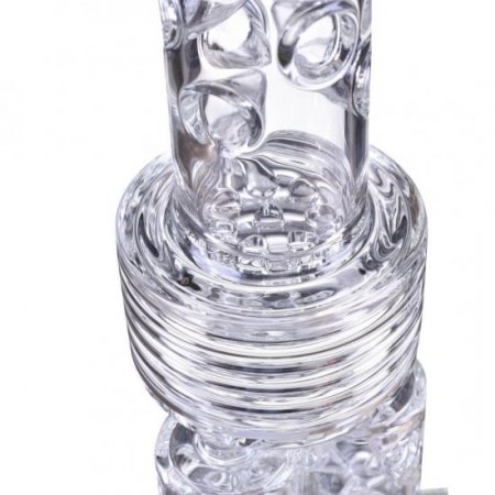 Emerald Bong - Lookah Premium Series Bong 20" Sprinkler Perc With Triple Barrel Connected With Single Dome New