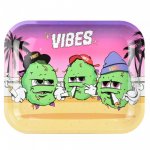 Vibes? Metal Rolling Tray - Best Buds - Large New