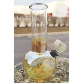 5" Mini Water Pipe - Golden Fumed New
