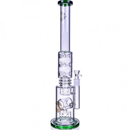 The Battleship - 22" Inner Donut Multi Perc Bong New