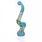 8" Sherlock Bubbler with Perc - White Only! New