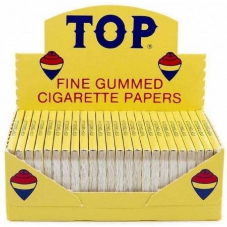 Top? - Fine Gummed Cigarette Rolling Papers - 24 Booklet Pack New