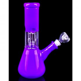 8" Percolator With Down Stem Diffuser And Bowl- Hot Purple New