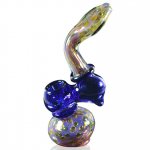 8" Golden Fumed Spotted Water Bubbler New