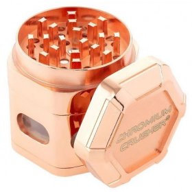 Hexathorn - Chromium Crusher? - Dual Four Part Grinder - Rose Gold New