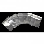 Pack of 100 Mini Ziplock Clear Baggies 1.25 inches x 1.25 Inches New