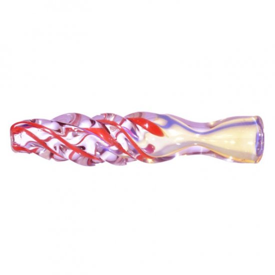 3\" Twisted Body Chillum - Red New