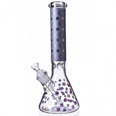 Luxury Louis Fashion Bong - 14" 7mm Thick Beaker Bong New