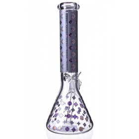 Luxury Louis Fashion Bong - 14" 7mm Thick Beaker Bong New