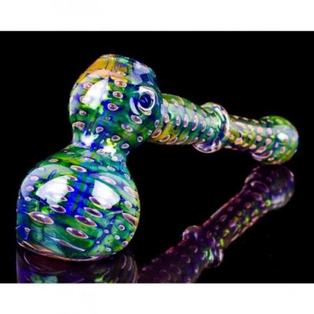 Anaconda's Smoke - 6" Bubble Trap Patch Work Hammer Bubbler New