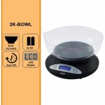 American Weigh 2K-Bowl Compact Bowl Scale 2000g x 0.1g - Black New