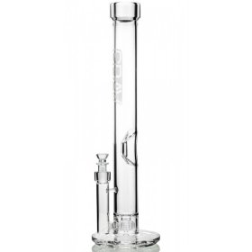 Grav? - 20" Extra Large Straight Base Water Pipe - Clear Accents New