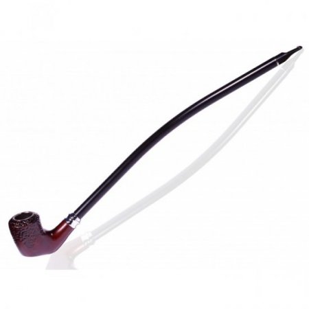 16" Grand Churchwarden Gandalf Pipe - Assorted Carved Dark Cherry New