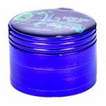 The Time Travelers - Rick & Morty Four Part Aluminium Grinder - Blue New