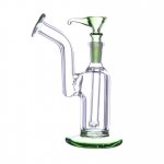 6" Mini Bubbler with Dry Herb Bowl - Green New