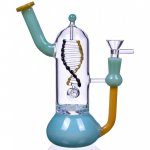 Aquaman's Pipe - 8.5" Rotating DNA Perc New