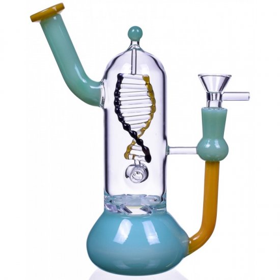 Aquaman\'s Pipe - 8.5\" Rotating DNA Perc New