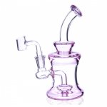 The Iced Pink - 7 inch Mini Water Pipe in Pink New