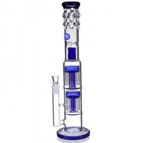 Wizard of Oz bong - 18" Double Tree Perc Bong - Special Price New