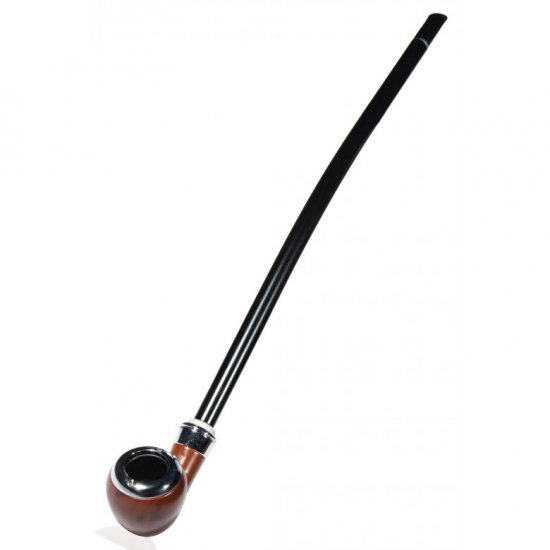 16\" Grand Churchwarden Pipe - Dark Maple Wood New