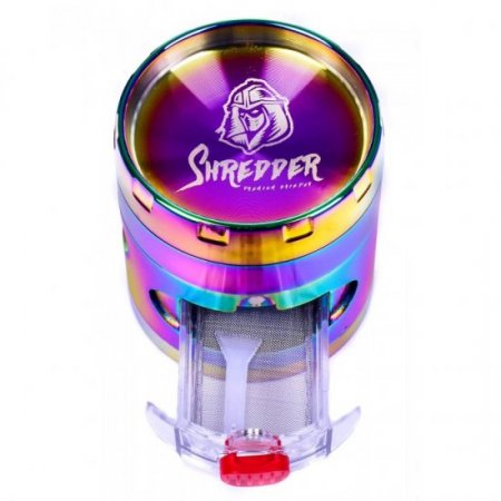 The Magento - Shredder - Four Part Hybrid 63MM Grinder - Rainbow New