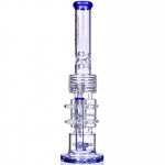 Neptune Trophy - Lookah? - 20" Sprinkler Perc To Honeycomb Barrel Perc - Blue New