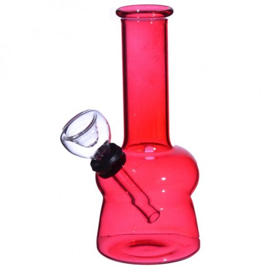 5\" Mini Water Pipe - Red New