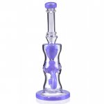 10" Fab Egg Recycler Bong Water Pipe with 14mm Male Bowl - Purple New