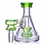 Ash Catcher - Mini Bubbler Showerhead Ash Catcher - 14M/14F - Clear Green New