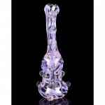 6" Swirled Bubbler with Beads - Pink Slime New