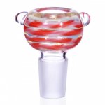 The Chesire Cat Swirl - 19mm Male Bowl - Red New