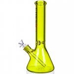 The Daffodil - Chill Glass - 14" Thick & Heavy Beaker Bong - Yellow New