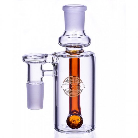 Grenade Launcher - Showerhead Ash Catcher 90 Degree - 18M/18F - Amber New