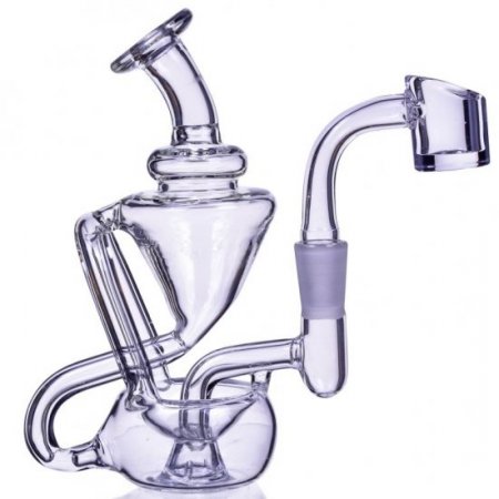 Formula Rossa - 3 Arm Concave Designed Recycler Bong Dab Rig New