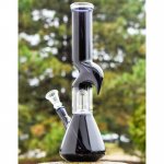 Smoke Rhinoceros - 12" Inline Dome Perc Zong Bong New