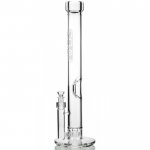 Grav? - 20" Extra Large Straight Base Water Pipe - Clear Accents New