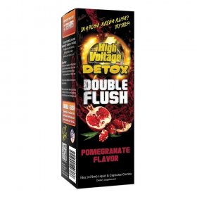 High Voltage Double Flush Detox Drink - 16OZ - Pomegranate New