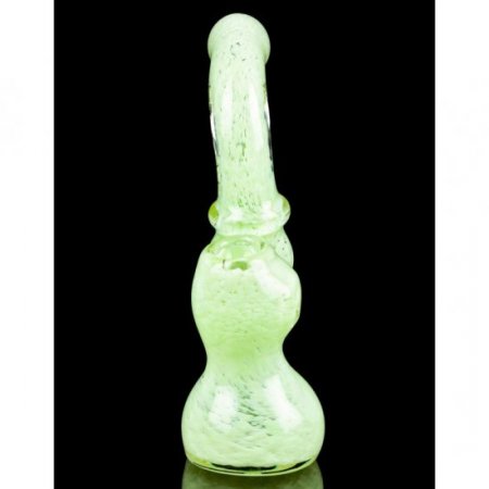 Slurpee Swamp - 7" Fritted Work Sherlock Bubbler - Green Apple New