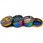 Iris Smoke - Dual Four Part Grinder - 50MM New