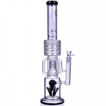Smoke Runner - On Point Glass - 20" 6 Arm w/ Sprinkler Perc Bong New