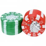 Razz - 1.5" Poker Chip Two Part Grinder - 38MM New
