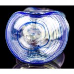 4" Twisted Serpent Glass Pipe - Double Helix New