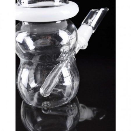 4" Mini Baby Bottle Water Pipe - Oil Rig New