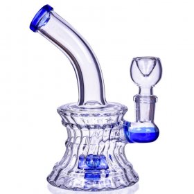 The King Of Concave - Titled Neck Matrix Perc Concave Bong New