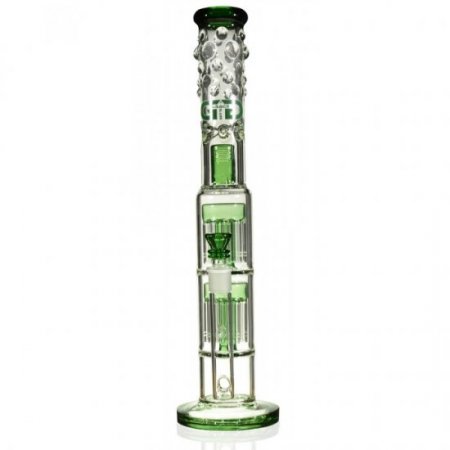 Wizard of Oz bong - 18" Double Tree Perc Bong New