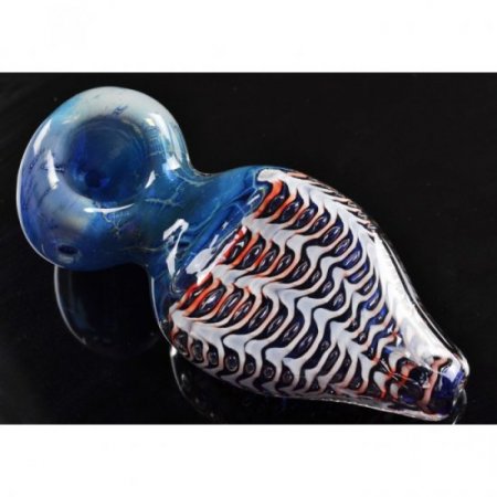 4" Blue Fat Tail Fumed Eye Droplet - Special Price !!! New