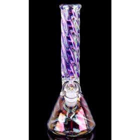 Baby Smoker's Tornado - 13" Chameleon Thick Heavy Beaker Base Bong New