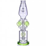 Blast Balls - 17" Quad Ball Chamber Multi Perc Bong - Purple New