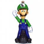 6" Character Wooden Pipes -Luigi New