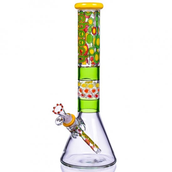 The Field\'s - Cheech? - 15\" Colorful Beaker Base Bong New